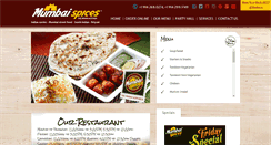 Desktop Screenshot of mumbaispices.us